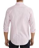 Oxford Shop - Beckton Dobby Shirt Shirts Career Slim Fit Pink / L