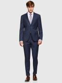 Oxford Shop - Byron Wool Suit Jacket Jackets Split 92 / Blue