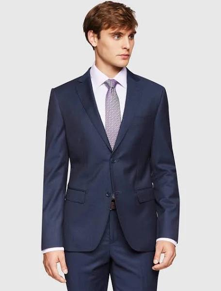 Oxford Shop - Byron Wool Suit Jacket Jackets Split 92 / Blue