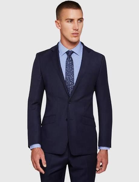 Oxford Shop - Marlowe Wool Suit Jacket Jackets Split 88 / Navy