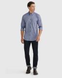 Oxford Uxbridge Cotton Shirt in Blue L