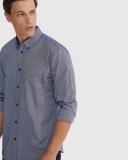 Oxford Uxbridge Cotton Shirt in Blue L