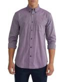 Oxford Uxbridge Cotton Shirt in Plum Purple XXL
