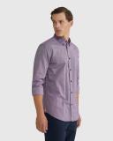 Oxford Uxbridge Cotton Shirt in Plum Purple XXL