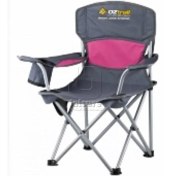 Oztrail Furniture Junior Deluxe Arm Chair Pink