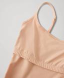 P A C T Womens Organic Everyday Shelf Bra Camisole in Apricot | Size 2x | Fair Trade