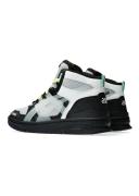 P.E x ASICS EX89 MT in Black/Glacier Grey, EU 40.5
