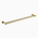 P&P Otus Round Double Towel Rail 750mm, Matte Black