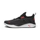 Pacer 23 Unisex Sneakers in Black/For All Time red/silver, Size 5 by Puma