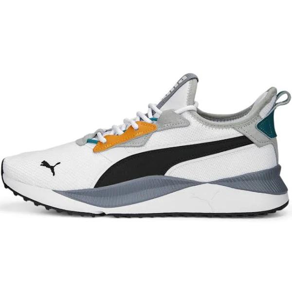 Pacer Future Street WIP Unisex Sneakers in White/Black/Cool Light Gray, Size 8 by Puma