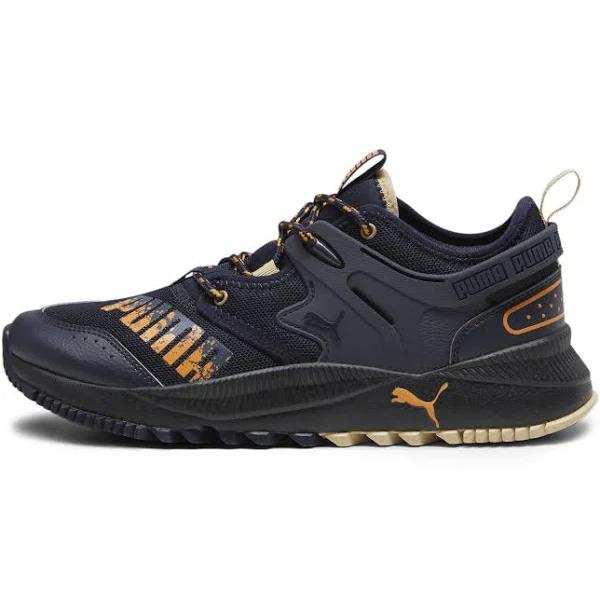 Pacer Future Trail Unisex Sneakers in New Navy/New Navy/Pumpkin Pie, Size 10.5 by Puma