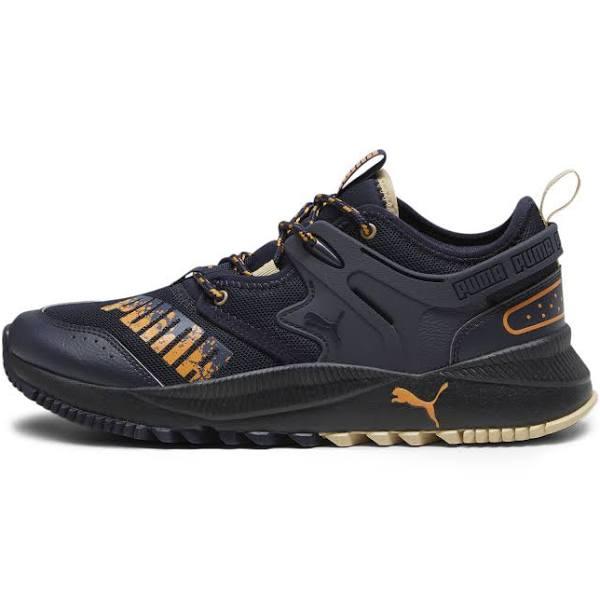 Pacer Future Trail Unisex Sneakers in New Navy/New Navy/Pumpkin Pie, Size 7 by Puma