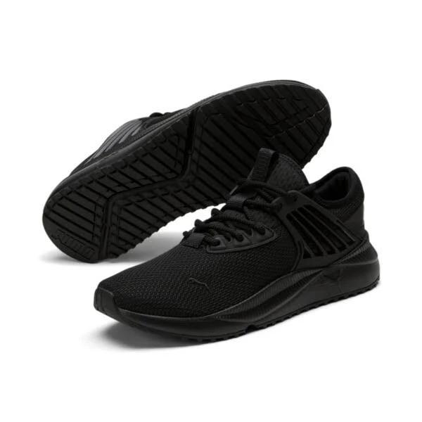Pacer Future Unisex Sneakers in Black, Size 7 by Puma