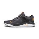 Pacer Future Unisex Sneakers in Dark Coal/Black/Pumpkin Pie, Size 10 by Puma