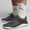 Pacer Future Unisex Sneakers in Dark Coal/Black/Pumpkin Pie, Size 10 by Puma