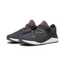Pacer Future Unisex Sneakers in Dark Coal/Black/Pumpkin Pie, Size 5 by Puma