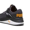Pacer Future Unisex Sneakers in Dark Coal/Black/Pumpkin Pie, Size 7 by Puma