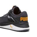 Pacer Future Unisex Sneakers in Dark Coal/Black/Pumpkin Pie, Size 8 by Puma