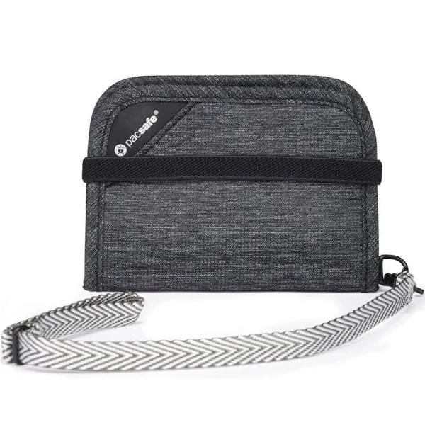 Pacsafe RFIDsafe V50 RFID Blocking Compact Wallet Granite