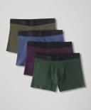 Pact Boxer Brief 4-Pack Men's Underwear Jeweled Tones : LG