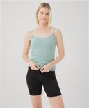 Pact Organic Cotton Shelf Bra Camisole 3-Pack Women's Sleeveless Silent Night : XL