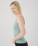 Pact Organic Cotton Shelf Bra Camisole 3-Pack Women's Sleeveless Silent Night : XL