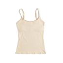 Pact Women's Organic Cotton Camisole Tank Top With Built-in Shelf Bra