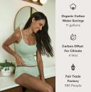 Pact Women's Organic Cotton Camisole Tank Top With Built-in Shelf Bra