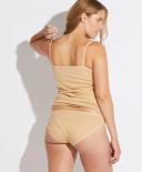 Pact Women's Organic Cotton Camisole Tank Top With Built-in Shelf Bra