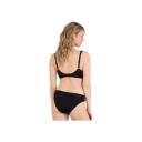 Padded Wirefree T-Shirt Bra With Wide Straps, Black / 16D by Naturana
