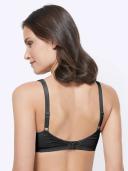 Padded Wirefree T-Shirt Bra With Wide Straps, Black / 22C by Naturana