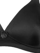 Padded Wirefree T-Shirt Bra With Wide Straps, Black / 22C by Naturana