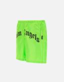 Palm Angels Curved Logo Bold Swim Shorts