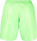 Palm Angels Curved Logo Bold Swim Shorts Green
