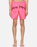 Palm Angels Curved Logo Bold Swim Shorts - Size L