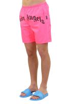 Palm Angels Curved Logo Bold Swim Shorts - Size M