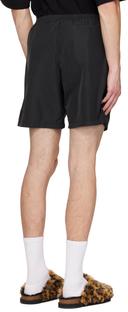 Palm Angels Curved Logo Swim Shorts Black . Size S