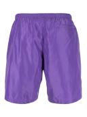 Palm Angels Curved Logo Swim Shorts Purple