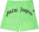 Palm Angels Logo Print Swimming Shorts Black