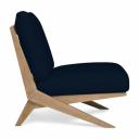 Palm Springs Velvet Armchair Ink by Freedom