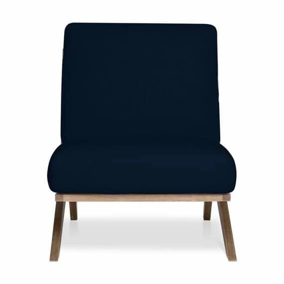 Palm Springs Velvet Armchair Ink by Freedom