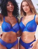 Panache Ana Plunge Bra Blue Jewel 16G