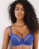 Panache Ana Plunge Bra Blue Jewel 16GG