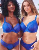 Panache Ana Plunge Bra Blue Jewel / 30HH
