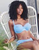 Panache Envy Full Cup Underwire Bra - Sky Blue - 8J Sky Blue