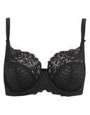 Panache Envy Underwired Balconnet Bra - Black - 16E Black