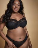 Panache Envy Underwired Balconnet Bra - Black - 16E Black
