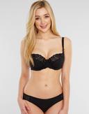Panache Envy Underwired Balconnet Bra - Black - 16E Black