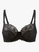 Panache Envy Underwired Balconnet Bra - Black - 16E Black