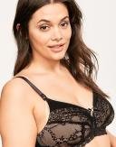 Panache Sophie Nursing Bra Black 18GG